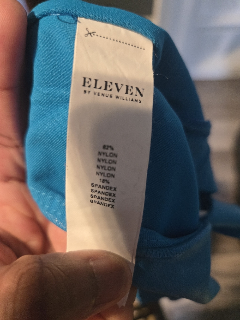 EleVen by Venus Williams Bright Blue Activewear Top Small - Picture 4 of 4
